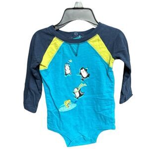Koala Kids | Baby Boys Penguin Long Sleeve Onesie T Shirt
